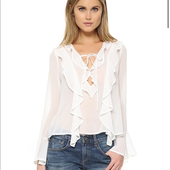 For Love And Lemons Tops - For Love & Lemons Eva Blouse